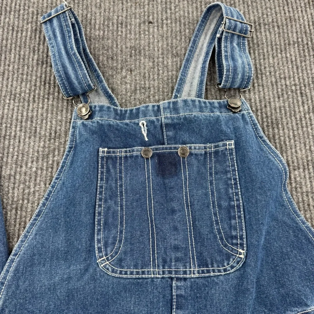 Craftsman Mens 32x32 Blue Denim Carpenter Overalls 100% Cotton Workwear